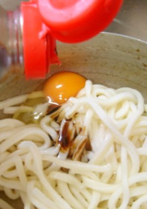 最速の冷やし釜玉うどん-レシピのメイン写真
