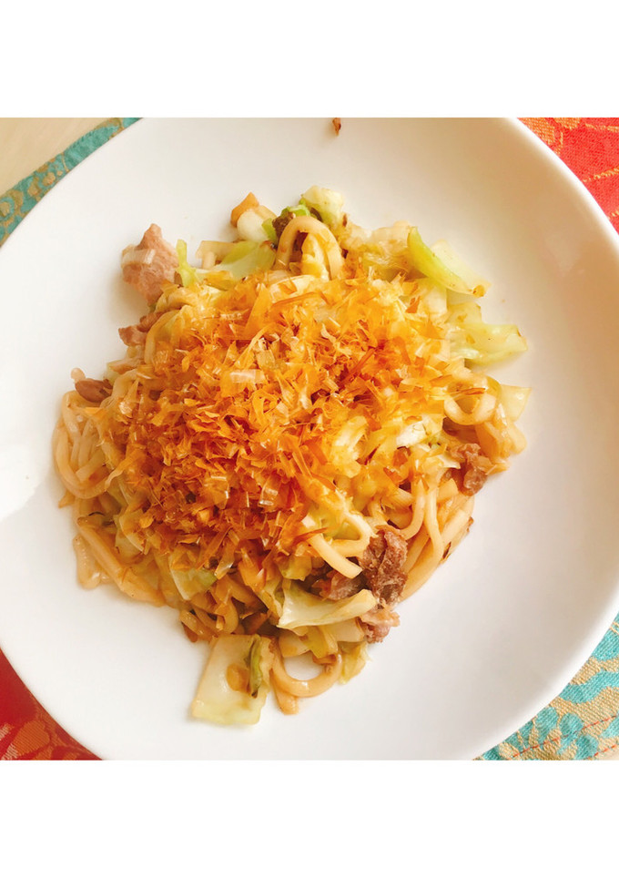 かつお節たっぷり♪焼きうどん✨-レシピのメイン写真