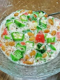 ねばねばコンビの梅和え-レシピのメイン写真