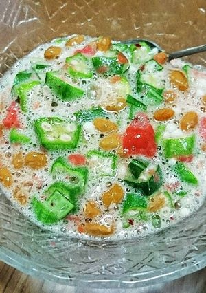 ねばねばコンビの梅和え-レシピのメイン写真