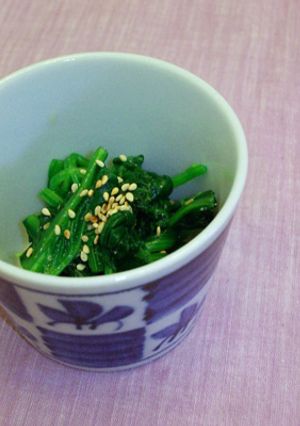 ほうれん草の味を楽しむ★おひたし-レシピのメイン写真
