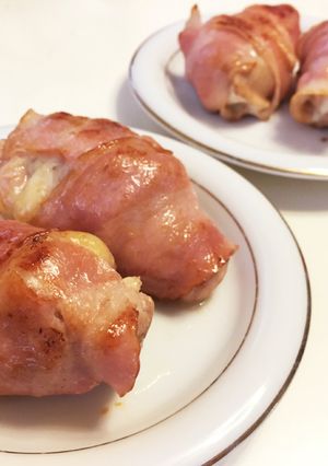 鶏肉ベーコンの白ワイン蒸し-レシピのメイン写真