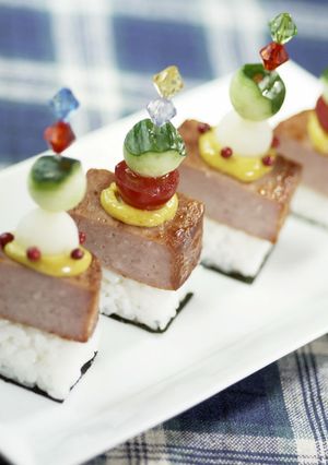 ソーセージのスパム風ピンチョス-レシピのメイン写真