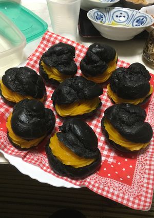 ハロウィンシュークリーム-レシピのメイン写真