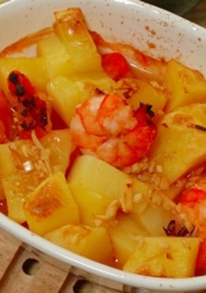 えびとポテトの中華風オーブン焼き-レシピのメイン写真
