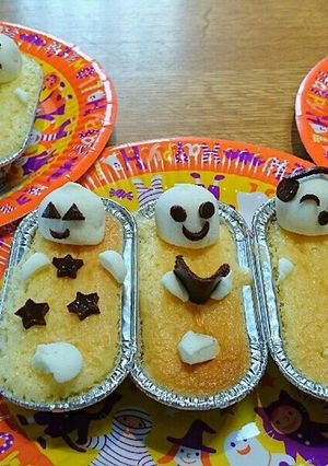 おばけのスフレチーズケーキ-レシピのメイン写真