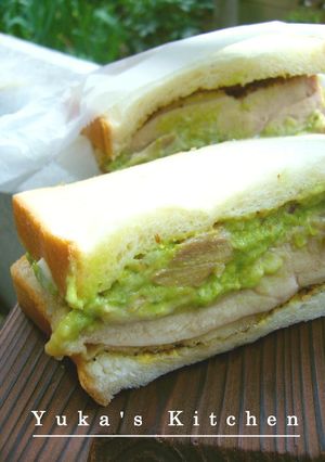 2人で食べれば幸せ❤チキンアボカドサンド-レシピのメイン写真