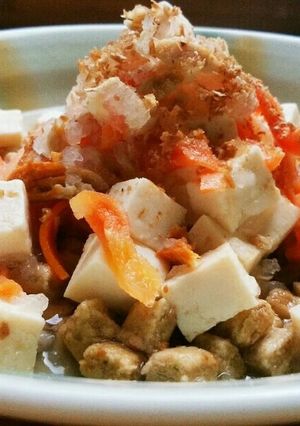 犬ご飯　フードのけんちん汁かけ-レシピのメイン写真
