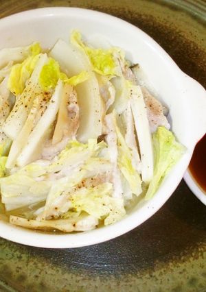 豚肉と白菜のミルフィーユ蒸し-レシピのメイン写真