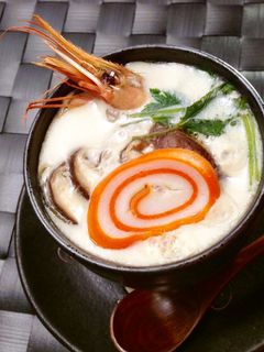 美人レシピ・甘エビの茶わん蒸し-レシピのメイン写真
