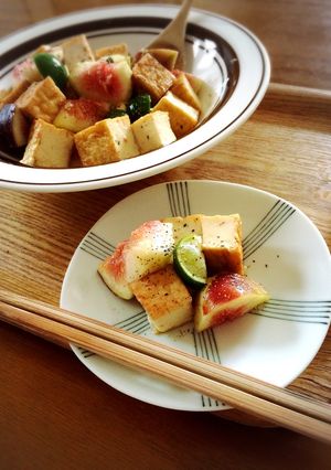 無花果とすだちの温サラダ-レシピのメイン写真