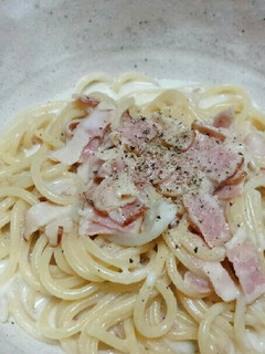 クリームシチューをクリームパスタに変身!-レシピのメイン写真