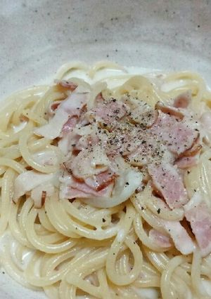クリームシチューをクリームパスタに変身！-レシピのメイン写真