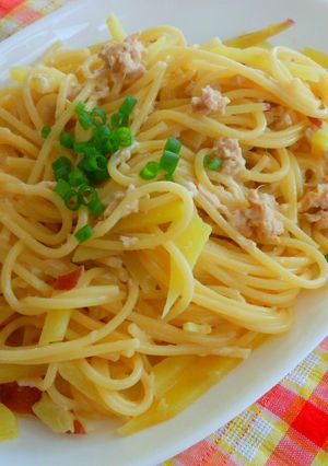 ツナとさつまいものパスタ-レシピのメイン写真