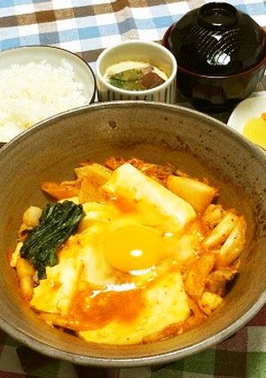 妄想海外大戸屋※キムチ鍋定食-レシピのメイン写真