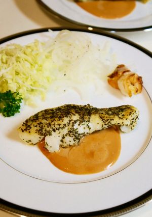 白身魚のバジルソテー♪オーロラソースで-レシピのメイン写真