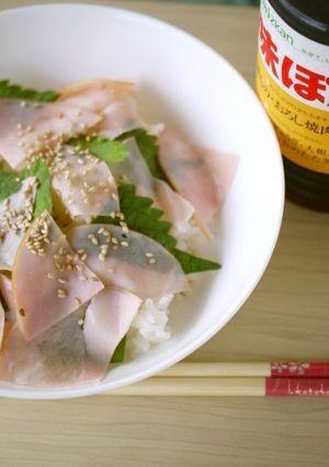 簡単!おいしい!ハムしそ丼-レシピのメイン写真