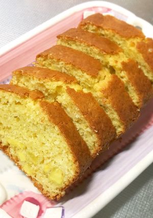 HMで作る☆簡単さつま芋パウンドケーキ-レシピのメイン写真