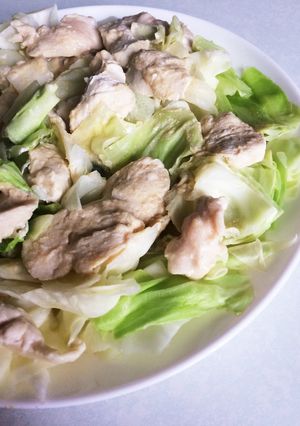 乳酸菌の力☆ささみとキャベツのレンジ蒸し-レシピのメイン写真