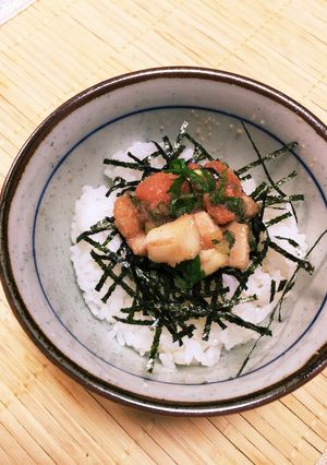 ご飯のお供に★鶏肉の明太子和え-レシピのメイン写真