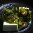 ☆冷奴☆カレー味鶏皮のっけ