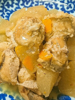 ☆鮭の白子と大根お煮付け-レシピのメイン写真