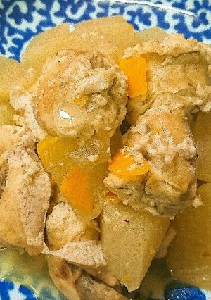 ☆鮭の白子と大根お煮付け-レシピのメイン写真