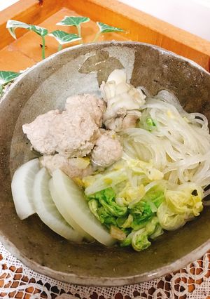 柚子香る肉団子のスープ煮-レシピのメイン写真