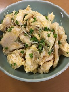 ゆで鶏のカレーマスタード酢和え-レシピのメイン写真