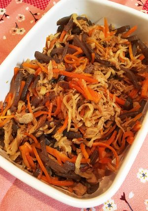 フライパンで簡単☆切干大根とツナの煮物-レシピのメイン写真