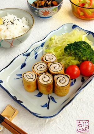 ◎揚げ豚くるくる◎の甘辛いん!-レシピのメイン写真
