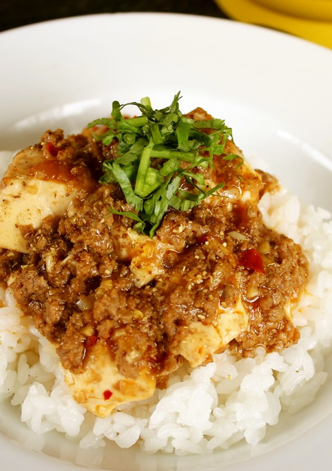 レンジで簡単＆おいしい！和風マーボー丼！-レシピのメイン写真