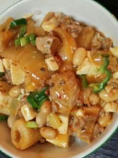 麻婆丼(血管プラークダイエット食918)-レシピのメイン写真