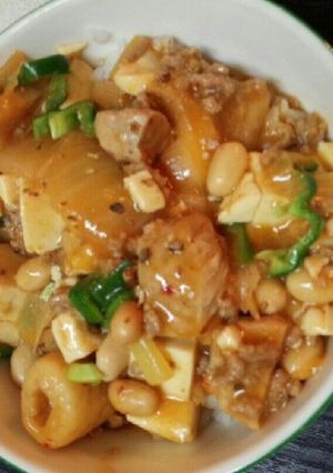 麻婆丼（血管プラークダイエット食918）-レシピのメイン写真
