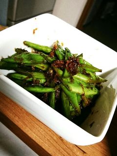 ささげの油炒め☆お弁当にも-レシピのメイン写真