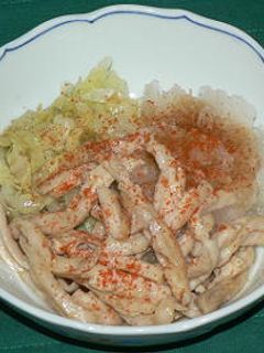 鶏皮とキャベツのおろしポン酢和え-レシピのメイン写真