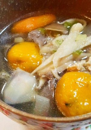 かぼちゃ団子のけんちん汁( *˙0˙*)-レシピのメイン写真