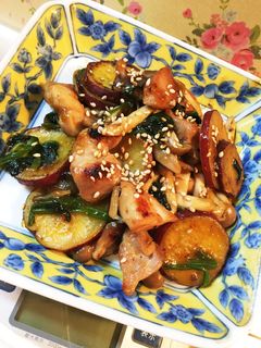 秋★サツマイモと鶏肉の炒め物-レシピのメイン写真