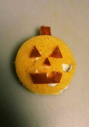 コロロでハロウィンフルーツサンド風♪-レシピのメイン写真