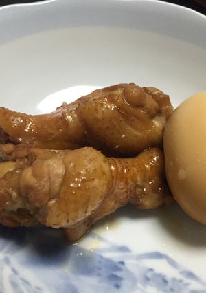 簡単♪鶏手羽元と卵の甘酢煮-レシピのメイン写真