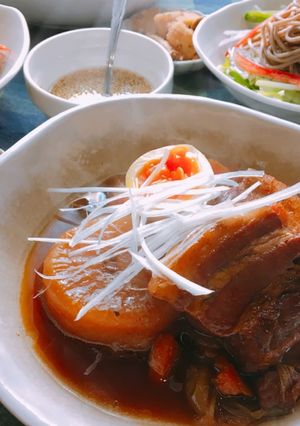 圧力鍋でとろっとろ♡豚バラ肉の角煮-レシピのメイン写真