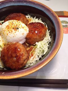 ★豚肉団子の照り焼き丼★-レシピのメイン写真