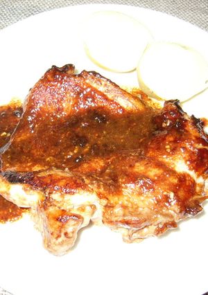 鶏肉のグリル・赤ワイン入り味噌マヨソース-レシピのメイン写真