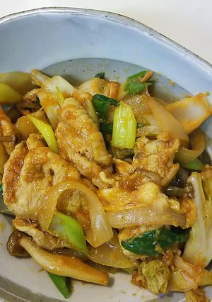 簡単！豚肉の生姜焼き、コチュジャン入り-レシピのメイン写真