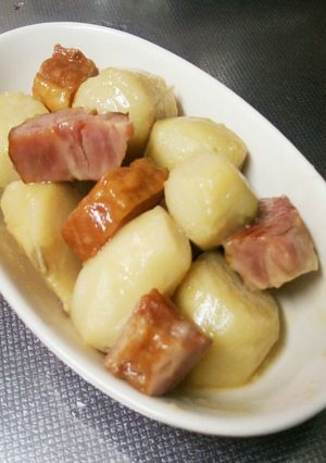 さといもベーコン-レシピのメイン写真