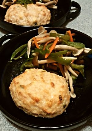 グリルで豆腐ハンバーグ♪-レシピのメイン写真