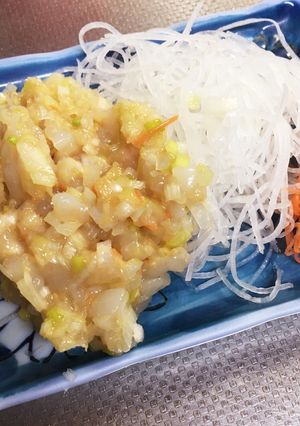 おつまみに♪イカのなめろう風-レシピのメイン写真