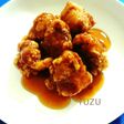 時短!お惣菜の鶏もも唐揚げで甘酢あんかけ