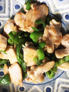 簡単鶏肉とピーマンの炒め物-レシピのメイン写真