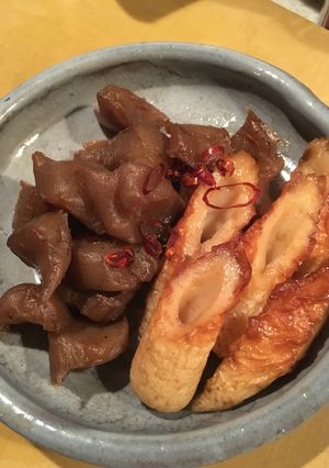 コンニャクとちくわの甘辛煮-レシピのメイン写真